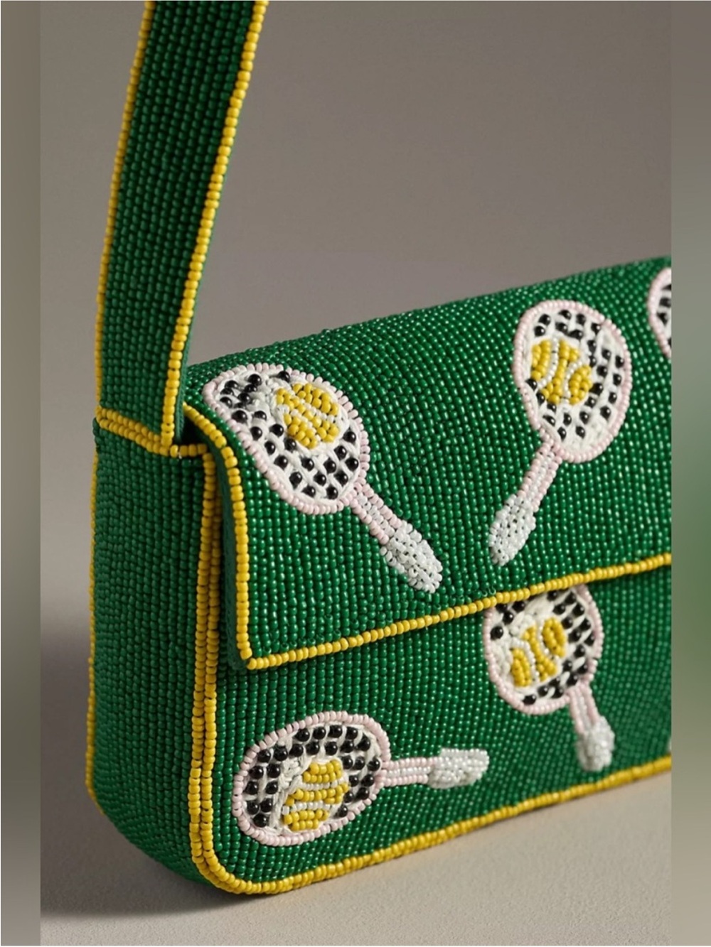 Anthropologie The Fiona Beaded Bag: Icon Edition Tennis - Picture 3 of 7